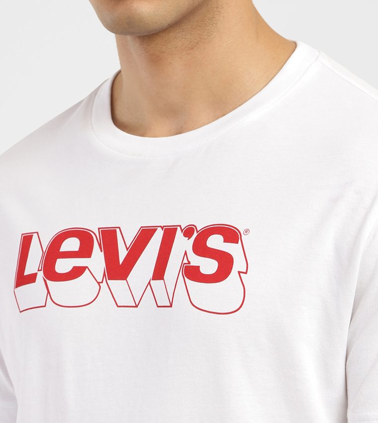 Logo Printed Crew Neck T-Shirt