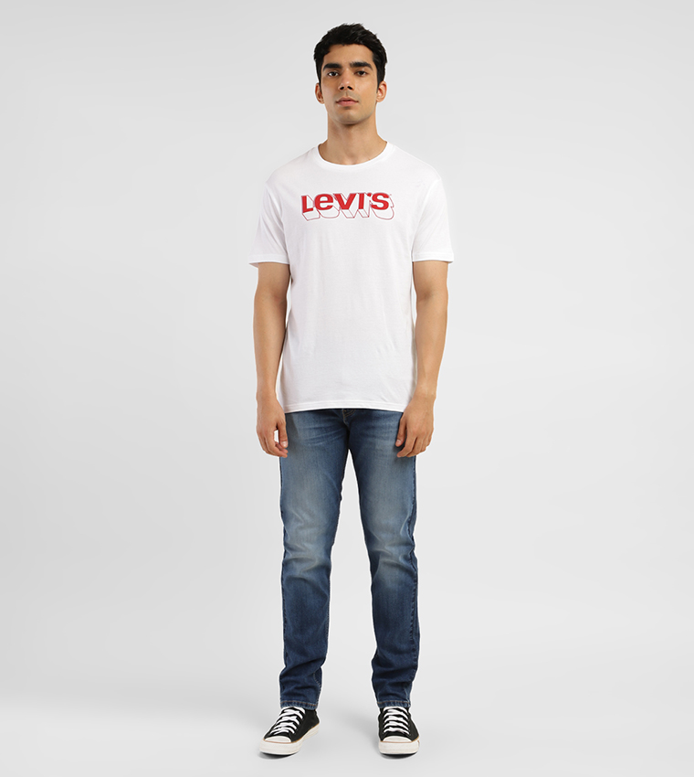 Logo Printed Crew Neck T-Shirt