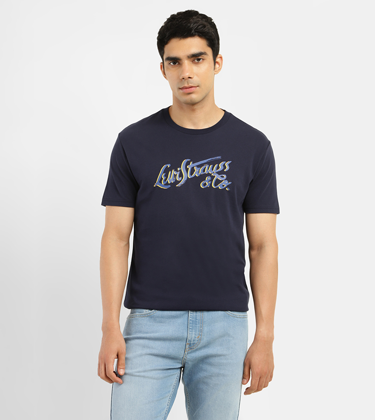 Logo Printed Crew Neck T-Shirt