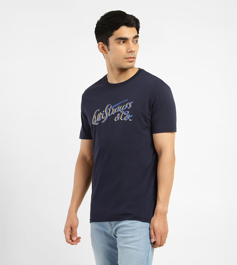 Logo Printed Crew Neck T-Shirt
