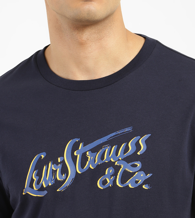 Logo Printed Crew Neck T-Shirt