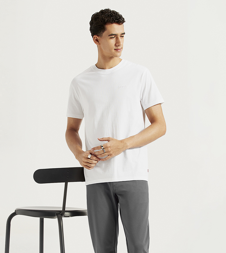 Logo Detail Crew Neck T-Shirt