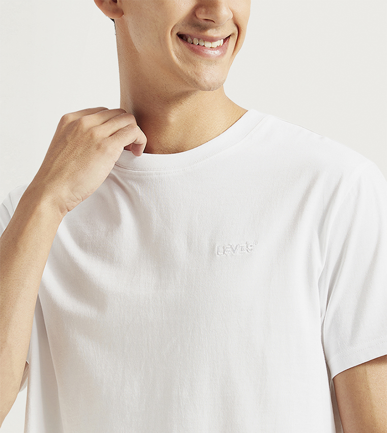 Logo Detail Crew Neck T-Shirt