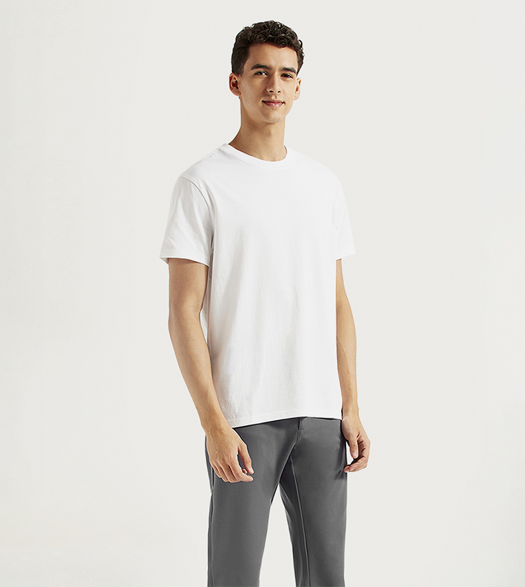 Logo Detail Crew Neck T-Shirt
