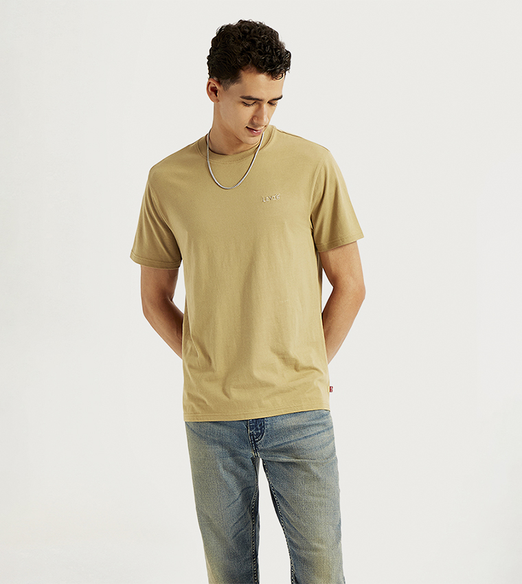 Logo Detail Crew Neck T-Shirt