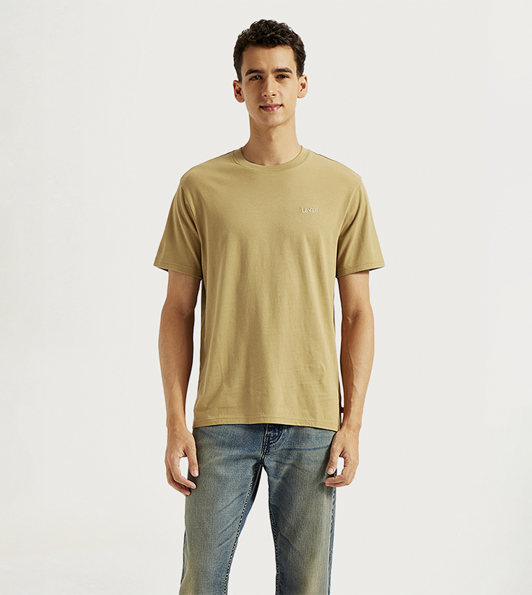 Logo Detail Crew Neck T-Shirt