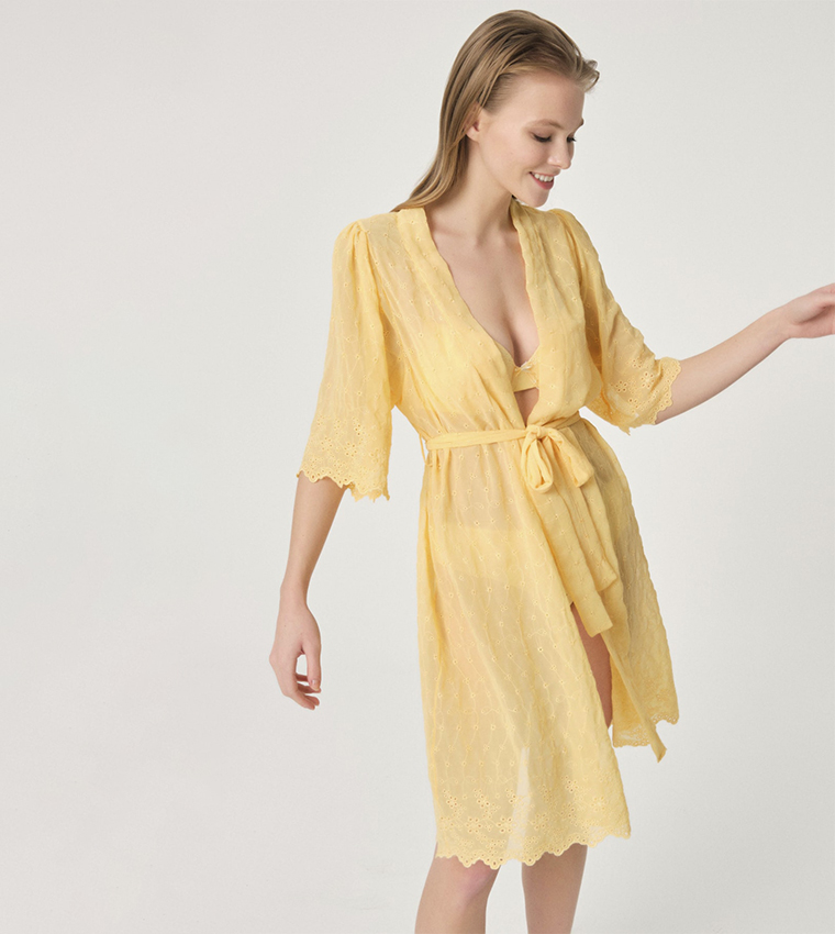Self Design Dressing Gown