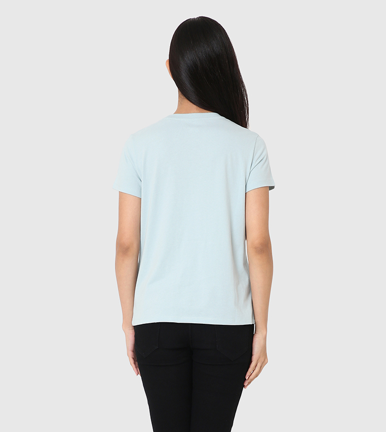 Logo Embroidered Short Sleeves T-Shirt