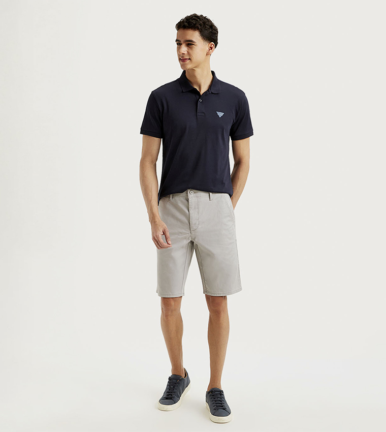 Logo Detail Slim Fit Polo T-Shirt