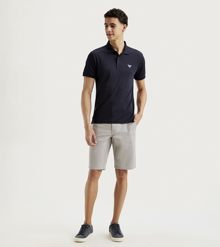 Logo Detail Slim Fit Polo T-Shirt