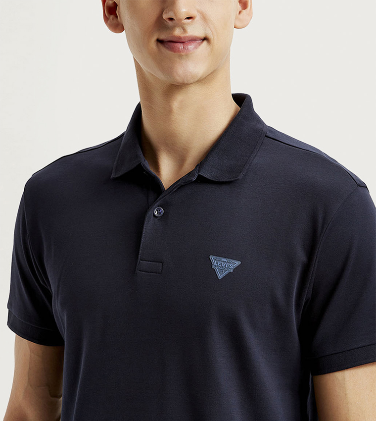 Logo Detail Slim Fit Polo T-Shirt