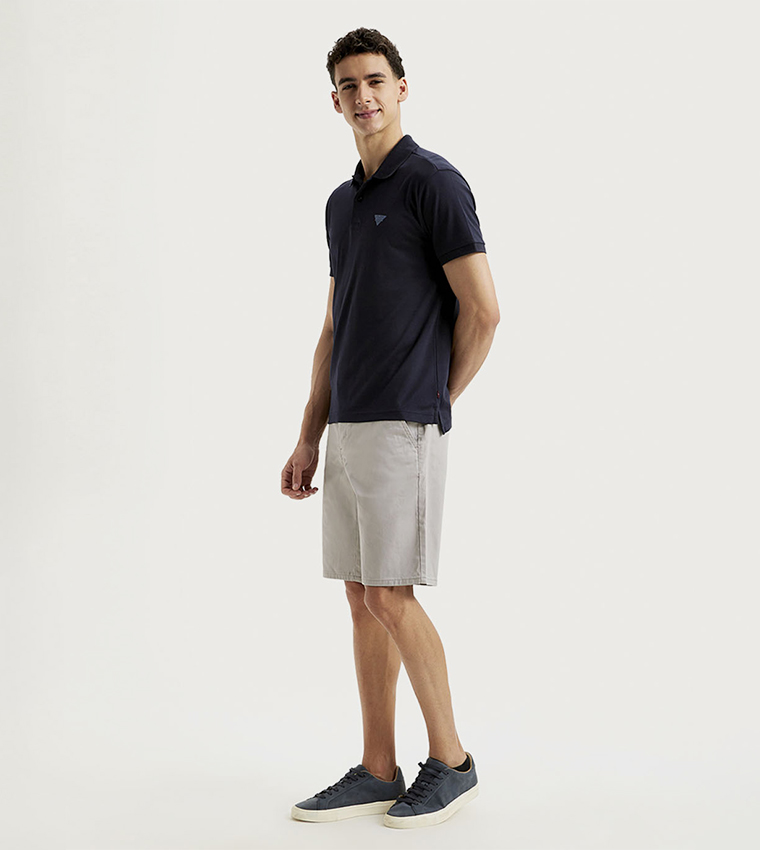 Logo Detail Slim Fit Polo T-Shirt