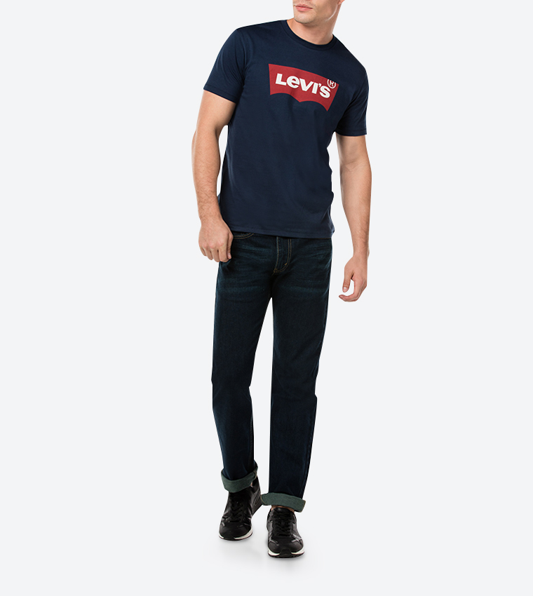 Logo Printed Crew Neck T-Shirt