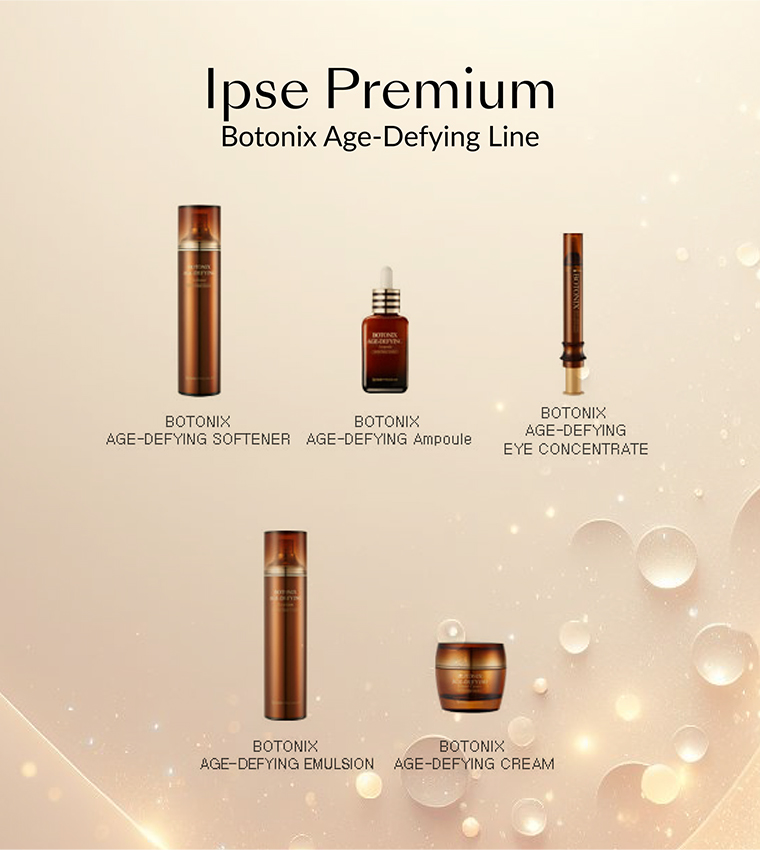 IPSE Korean Premium Botonix Ampoule Face & Neck Serum 60ml - Skin Care Anti Aging Facial Brightening Serum - Reduce Fine Line, Wrinkle with 24k Gold