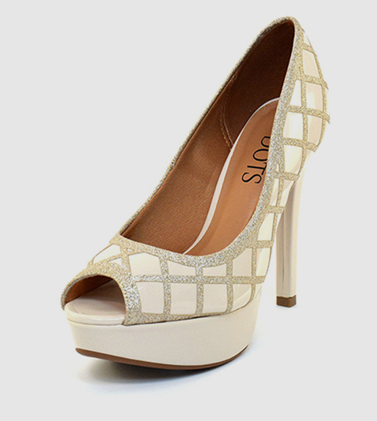 Peep Toe Stiletto Pumps