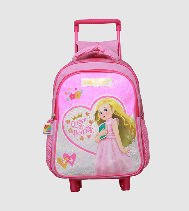 Hayati Girl Trolley Bag 2 Main Compartments And 2 Side Pockets