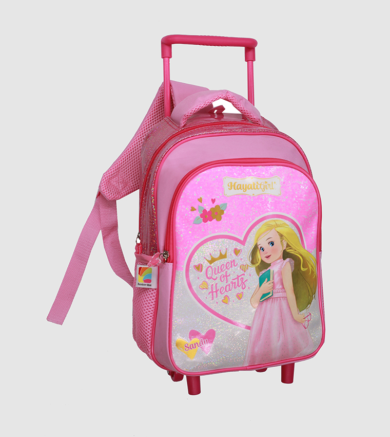 Hayati Girl Trolley Bag 2 Main Compartments And 2 Side Pockets