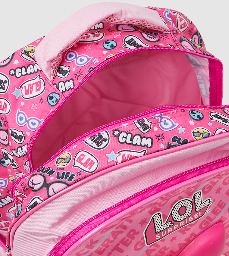 Printed School Backpack 17"