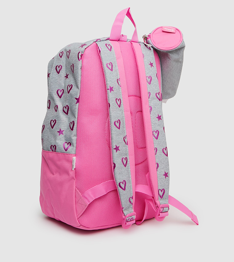 Printed Backpack 17.5 inches with Organizer