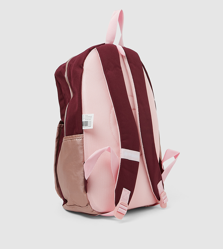 Printed Pause School Backpack 17"