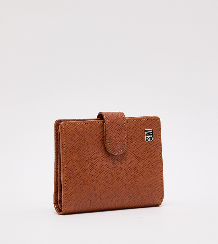 Snap Closure Bi-Fold Wallet
