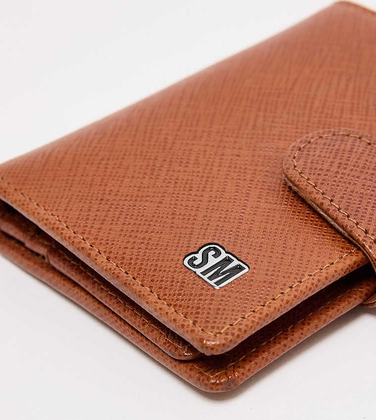Snap Closure Bi-Fold Wallet