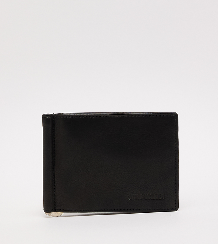 Textured Bi-Fold Wallet