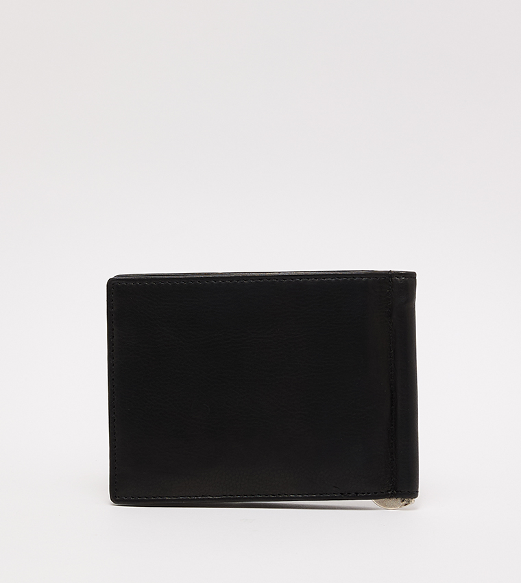 Textured Bi-Fold Wallet