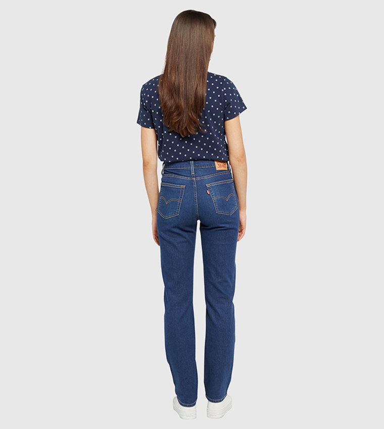 724 High Rise Straight Jeans
