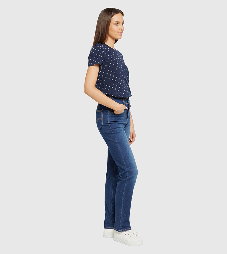 724 High Rise Straight Jeans