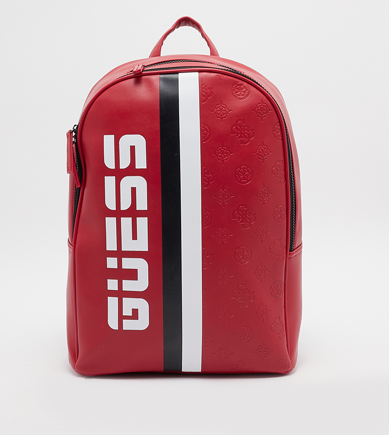 Guess discount backpack red