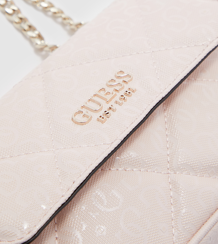 Buy Guess Dilla Micro Mini Crossbody Pink In Pink 6thStreet Kuwait