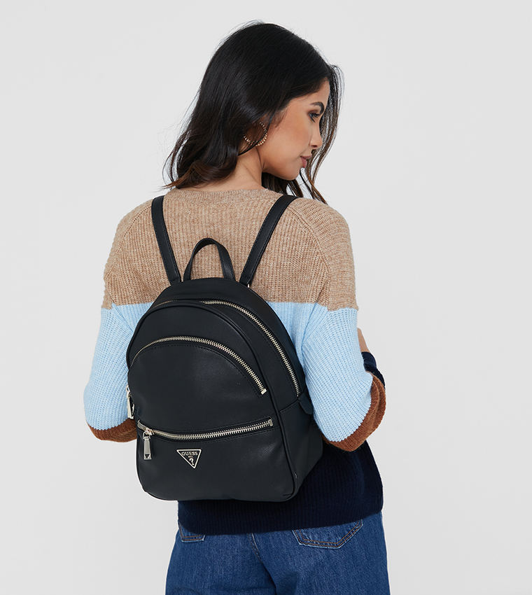 Guess manhattan best sale backpack black