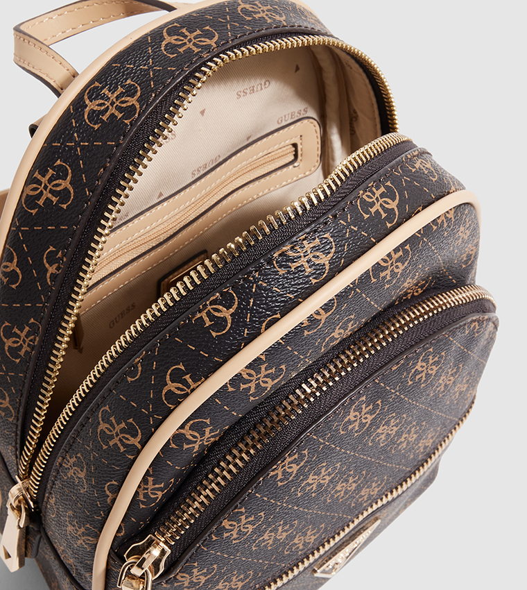 Guess gold backpack best sale