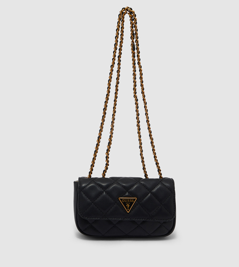 Guess black sling on sale bag