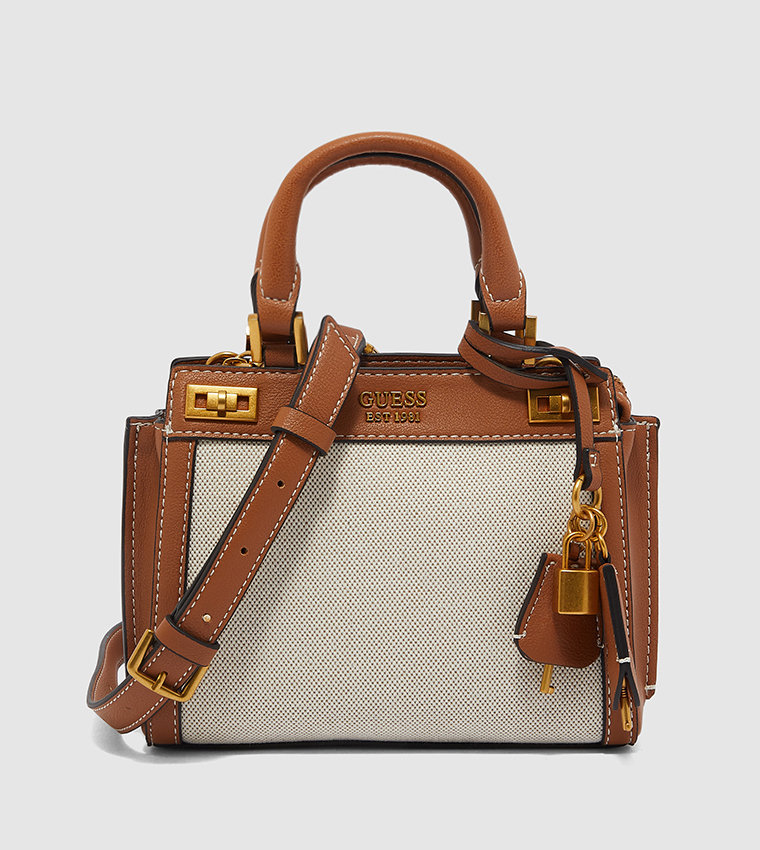 Color block outlet satchel handbags