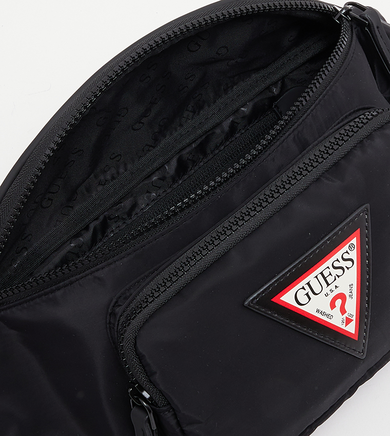 Buy Guess Zippered Waist Bag In Black 6thStreet UAE