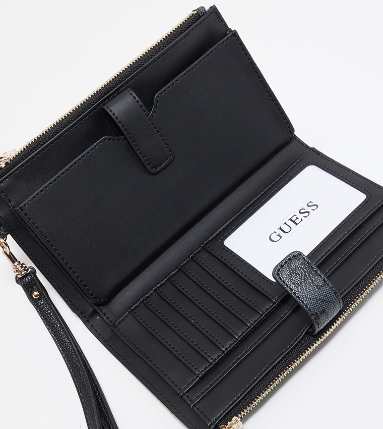 Buy Guess LAUREL Patterned Wallet In Grey 6thStreet Qatar