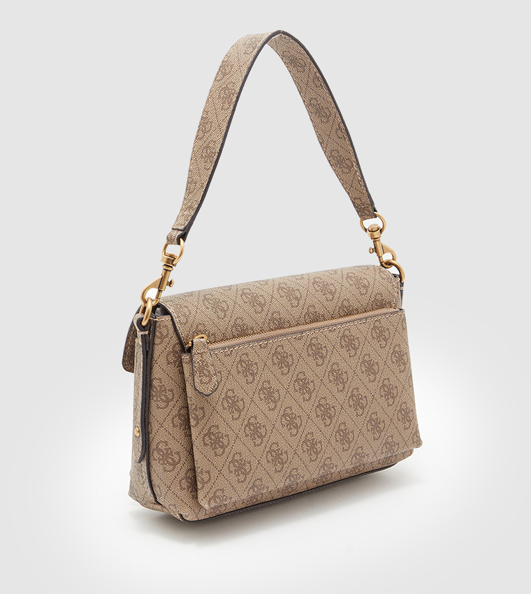 Digital shoulder bag online guess