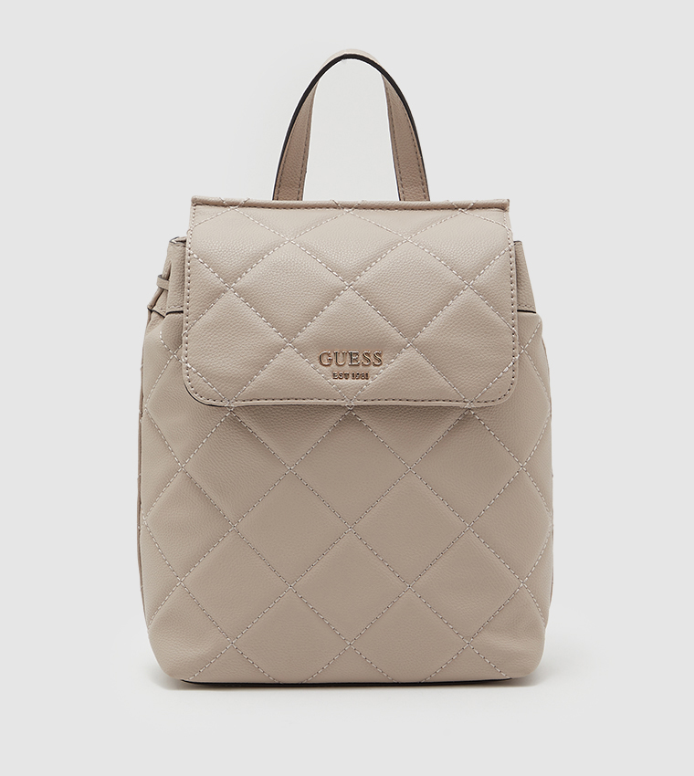 Guess backpack beige best sale