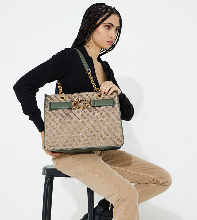 Guess Women's Aviana Tote Bag, Latte/Orange price in Saudi Arabia,   Saudi Arabia