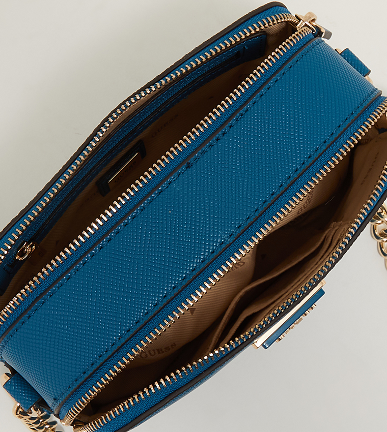 Buy Guess Noelle Camera Crossbody Bag In Blue 6thStreet Saudi Arabia