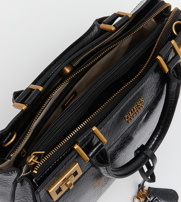 Сумка guess katey luxury satchel bag black — цена 3000 грн в каталоге Сумки  ✓ Купить
