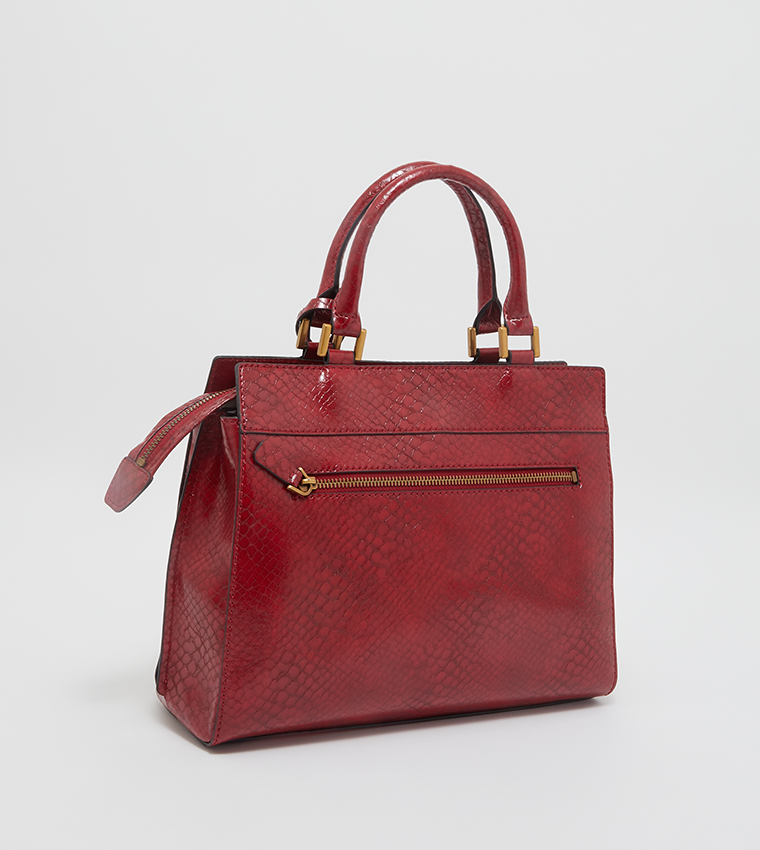 Guess red clearance satchel