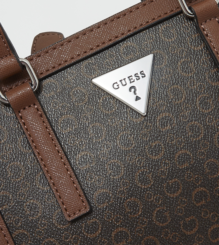 Evanston Logo Detailed Satchel Bag