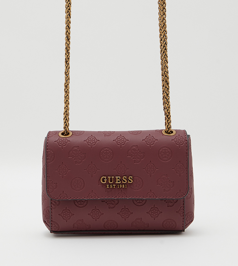 Guess Noelle Quilted Mini Crossbody Bag Red  Womens Crossbody Bags ⋆ That  Quick Media