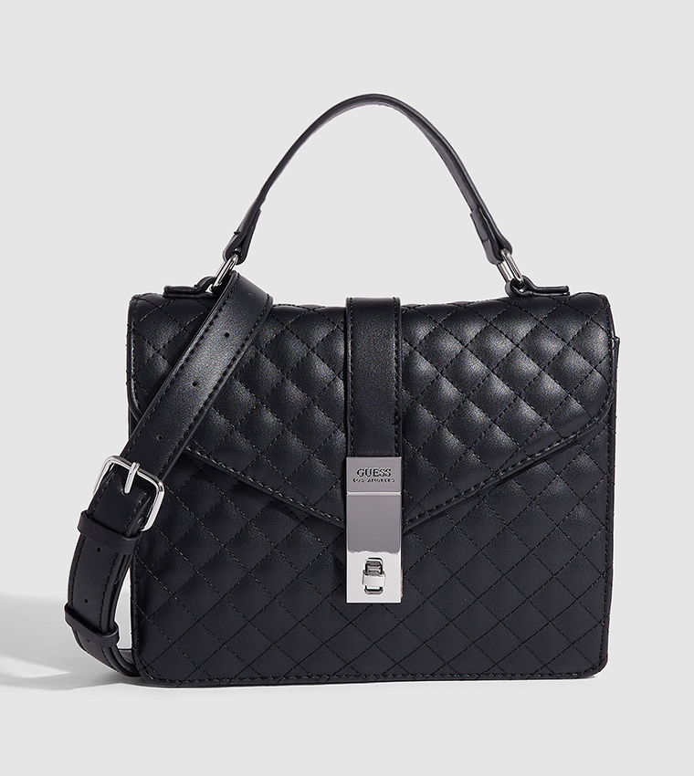 Buy Guess Quilted Satchel Bag In Black 6thStreet Kuwait