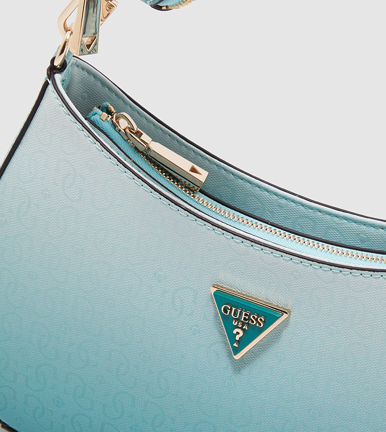 Buy Guess ALEXIE Shoulder Bag With Coin Purse In Blue 6thStreet Oman