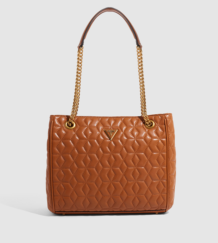 Guess victoria quilted discount satchel