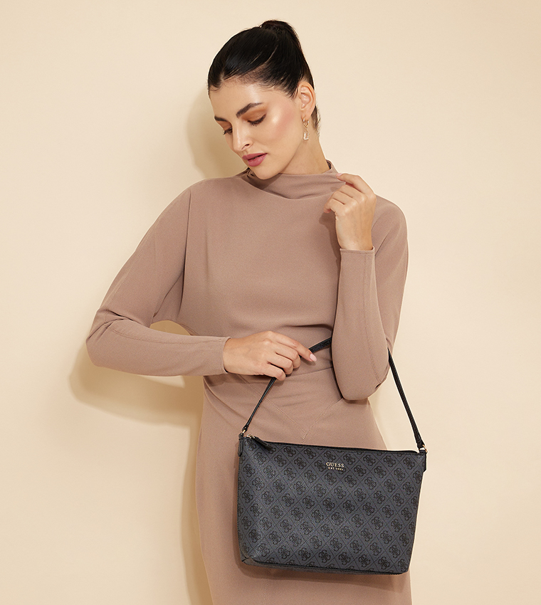 Monogram Patterned Tote Bag Set
